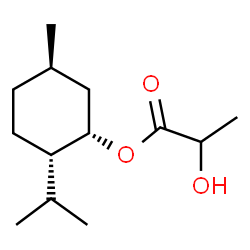 ChemSpider 2D Image | (1S,2S,5R)-2-Isopropyl-5-methylcyclohexyl 2-hydroxypropanoate | C13H24O3
