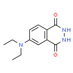 ChemSpider 2D Image | 6-DIETHYLAMINO-2,3-DIHYDRO-PHTHALAZINE-1,4-DIONE | C12H15N3O2