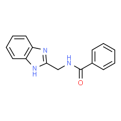 ChemSpider 2D Image | N-(1H-Benzimidazol-2-ylmethyl)benzamide | C15H13N3O