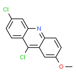 ChemSpider 2D Image | 2-Methoxy-6,9-dichloroacridine | C14H9Cl2NO