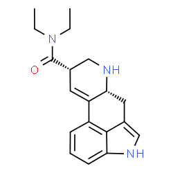 ChemSpider 2D Image | (8alpha)-N,N-Diethyl-9,10-didehydroergoline-8-carboxamide | C19H23N3O