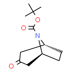 ChemSpider 2D Image | N-Boc-Nortropinone | C12H19NO3