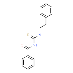 ChemSpider 2D Image | N-[(2-Phenylethyl)carbamothioyl]benzamide | C16H16N2OS