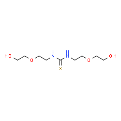 ChemSpider 2D Image | 1,3-Bis[2-(2-hydroxyethoxy)ethyl]thiourea | C9H20N2O4S