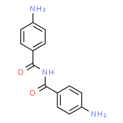 ChemSpider 2D Image | 4-Amino-N-(4-aminobenzoyl)benzamide | C14H13N3O2