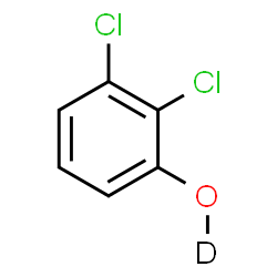 ChemSpider 2D Image | 2,3-Dichloro(O-~2~H)phenol | C6H3DCl2O