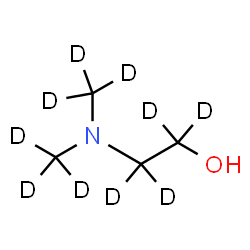 ChemSpider 2D Image | 2-{Bis[(~2~H_3_)methyl]amino}(~2~H_4_)ethanol | C4HD10NO