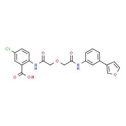 ChemSpider 2D Image | TM5441 | C21H17ClN2O6