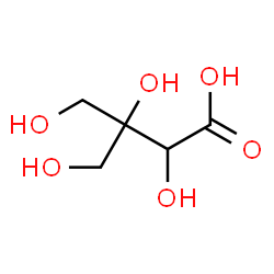 ChemSpider 2D Image | 2,3,4-Trihydroxy-3-(hydroxymethyl)butanoic acid | C5H10O6