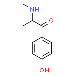 ChemSpider 2D Image | 1-(4-Hydroxyphenyl)-2-(methylamino)-1-propanone | C10H13NO2