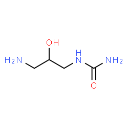 ChemSpider 2D Image | 1-(3-Amino-2-hydroxypropyl)urea | C4H11N3O2