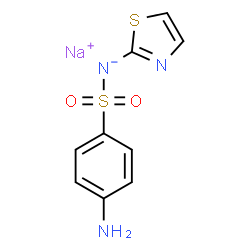 ChemSpider 2D Image | Sulfathiazole sodium | C9H8N3NaO2S2