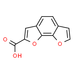 ChemSpider 2D Image | Furo[3,2-g][1]benzofuran-2-carboxylic acid | C11H6O4