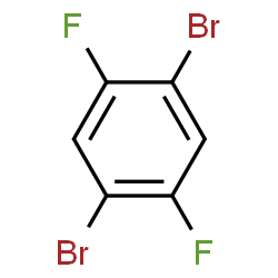ChemSpider 2D Image | 1,4-Dibromo-2,5-difluorobenzene | C6H2Br2F2