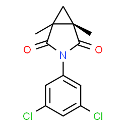 ChemSpider 2D Image | (1S)-3-(3,5-Dichlorophenyl)-1,5-dimethyl-3-azabicyclo[3.1.0]hexane-2,4-dione | C13H11Cl2NO2
