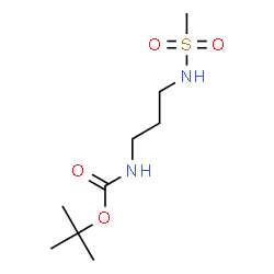 ChemSpider 2D Image | 2-Methyl-2-propanyl {3-[(methylsulfonyl)amino]propyl}carbamate | C9H20N2O4S