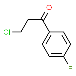 ChemSpider 2D Image | 3-Chloro-4'-fluoropropiophenone | C9H8ClFO