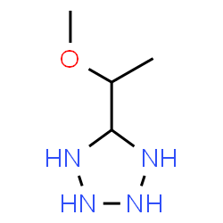 ChemSpider 2D Image | 5-(1-Methoxyethyl)tetrazolidine | C4H12N4O