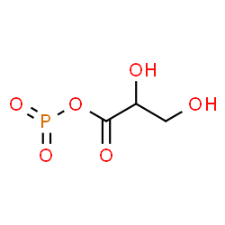 ChemSpider 2D Image | 3-{[Oxido(oxo)phosphoranyl]oxy}-3-oxo-1,2-propanediol | C3H5O6P