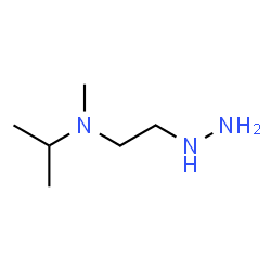 ChemSpider 2D Image | N-(2-Hydrazinoethyl)-N-methyl-2-propanamine | C6H17N3