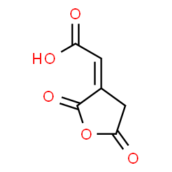 ChemSpider 2D Image | (2Z)-(2,5-Dioxodihydro-3(2H)-furanylidene)acetic acid | C6H4O5