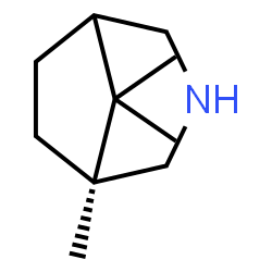 ChemSpider 2D Image | (1S)-1,8,8-Trimethyl-3-azabicyclo[3.2.1]octane | C10H19N