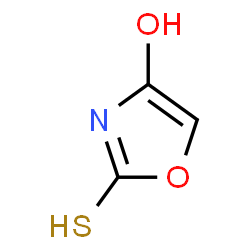 ChemSpider 2D Image | 2-Sulfanyl-1,3-oxazol-4-ol | C3H3NO2S