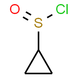 ChemSpider 2D Image | Cyclopropanesulfinyl chloride | C3H5ClOS
