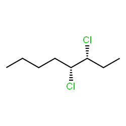ChemSpider 2D Image | (3R,4R)-3,4-Dichlorooctane | C8H16Cl2