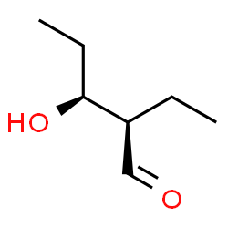 ChemSpider 2D Image | (2R,3S)-2-Ethyl-3-hydroxypentanal | C7H14O2
