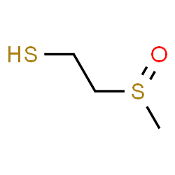 ChemSpider 2D Image | 2-(Methylsulfinyl)ethanethiol | C3H8OS2