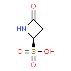 ChemSpider 2D Image | (2R)-4-Oxo-2-azetidinesulfonic acid | C3H5NO4S