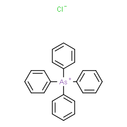 ChemSpider 2D Image | Tetraphenylarsonium chloride | C24H20AsCl
