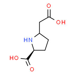 ChemSpider 2D Image | 5-(Carboxymethyl)-L-proline | C7H11NO4