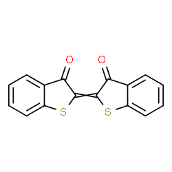 ChemSpider 2D Image | 2-(3-Oxo-1-benzothiophen-2(3H)-ylidene)-1-benzothiophen-3(2H)-one | C16H8O2S2