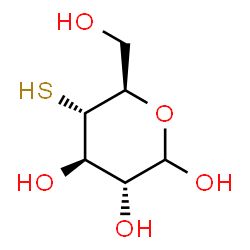 ChemSpider 2D Image | 4-Thio-D-glucopyranose | C6H12O5S
