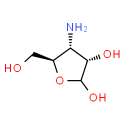 ChemSpider 2D Image | 3-Amino-3-deoxy-L-ribofuranose | C5H11NO4
