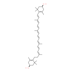 ChemSpider 2D Image | (3S,3'S)-7,8-Dihydro-beta,beta-carotene-3,3'-diol | C40H58O2