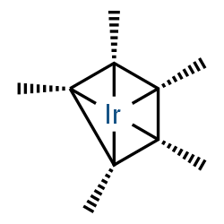 ChemSpider 2D Image | [(1,2,3,4,5-eta)-Pentamethylcyclopentadienyl]iridium | C10H15Ir