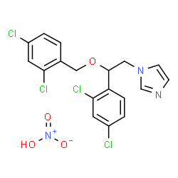 ChemSpider 2D Image | Nitric acid | C18H15Cl4N3O4