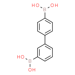 ChemSpider 2D Image | 3,4'-Biphenyldiyldiboronic acid | C12H12B2O4
