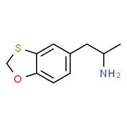 ChemSpider 2D Image | 1-(1,3-Benzoxathiol-5-yl)-2-propanamine | C10H13NOS