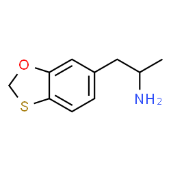 ChemSpider 2D Image | 1-(1,3-Benzoxathiol-6-yl)-2-propanamine | C10H13NOS