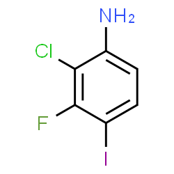ChemSpider 2D Image | 2-Chloro-3-fluoro-4-iodoaniline | C6H4ClFIN