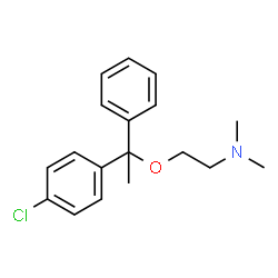 ChemSpider 2D Image | Chlorphenoxamine | C18H22ClNO