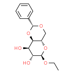 ChemSpider 2D Image | Ethyl 4,6-O-benzylidene-alpha-L-altropyranoside | C15H20O6