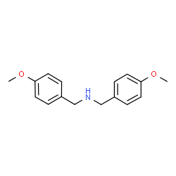 ChemSpider 2D Image | Bis(4-methoxybenzyl)amine | C16H19NO2