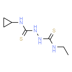 ChemSpider 2D Image | N-Cyclopropyl-N'-ethyl-1,2-hydrazinedicarbothioamide | C7H14N4S2