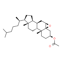 ChemSpider 2D Image | (3beta,5beta,6beta,8alpha,9beta)-5,6-Epoxycholestan-3-yl acetate | C29H48O3