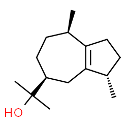 ChemSpider 2D Image | 2-[(3S,5S,8R)-3,8-Dimethyl-1,2,3,4,5,6,7,8-octahydro-5-azulenyl]-2-propanol | C15H26O